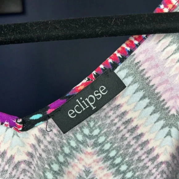 Eclipse Multicolor Chevron Tank Top - Picture 4 of 5